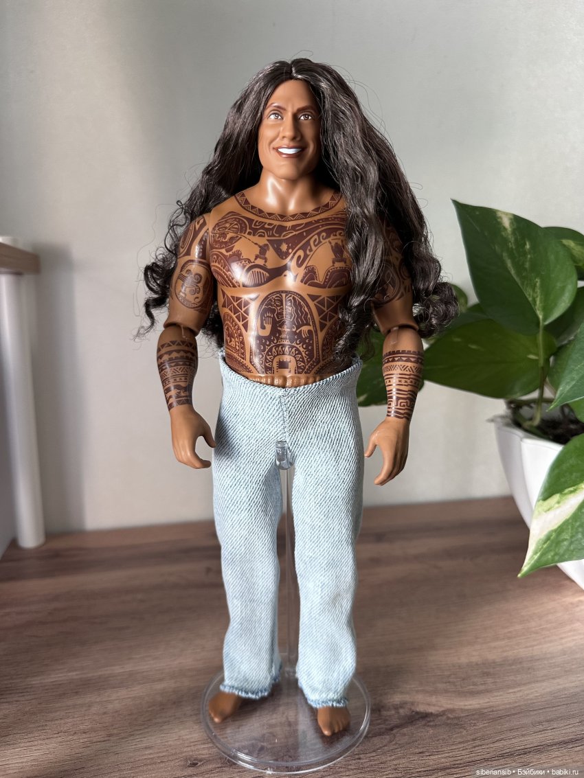 Мауи Дуэйн Джонсон 🥥🌴🌺🌅🌊 Moana Maui Doll