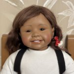 Коллекционная кукла от Brigitte Leman