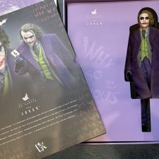Hot toys dx32 joker с живыми волосами Heath Ledger