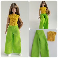 Блузка и брюки на Барби