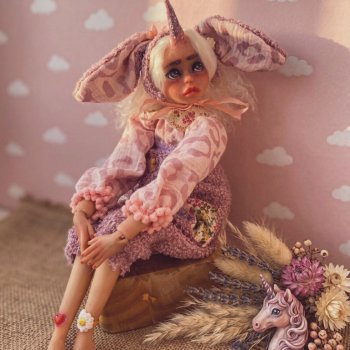 Завершила работу над единорожкой🦄🌿