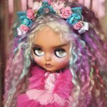Эксклюзив из личной коллекции! Кастомная кукла Блайз (Blythe) Единорог