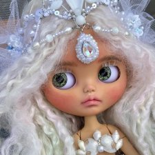 Эксклюзив из личной коллекции! Кастомная кукла Блайз (Blythe) Русалка