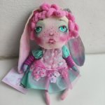 Зайка Зоя  авторская текстильная игрушка ручной работы