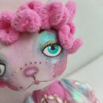 Кошка Ли Бин текстильная игрушка