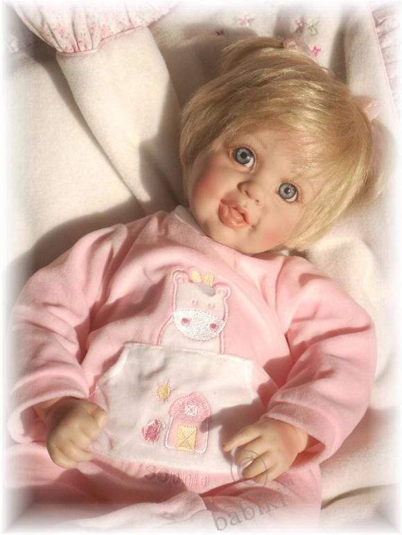 Продано. Коллекционная кукла "София" от Американского мастера Fay Zah Spanos (фото 4)