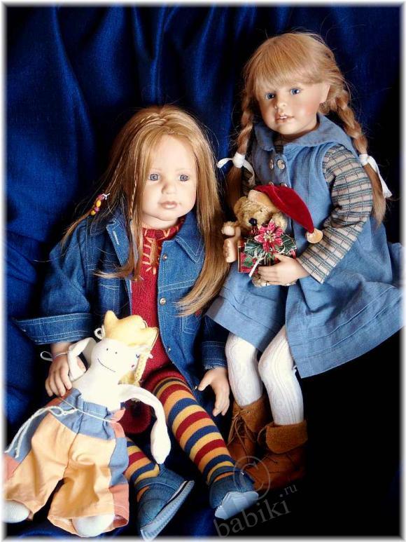 Коллекционные куклы Мелани и Моника - воскресные фотографии