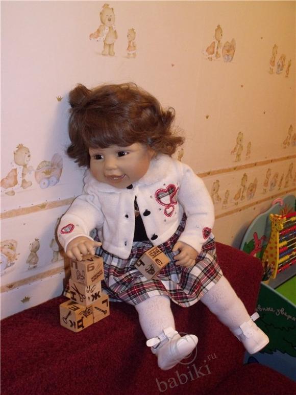 Моя Лора - Лорик -улыбчивая мордашка. Кукла Gluckskind от Brigitte Leman