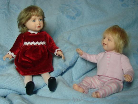 У меня девчонки подружились - портретные куклы (фото 3)