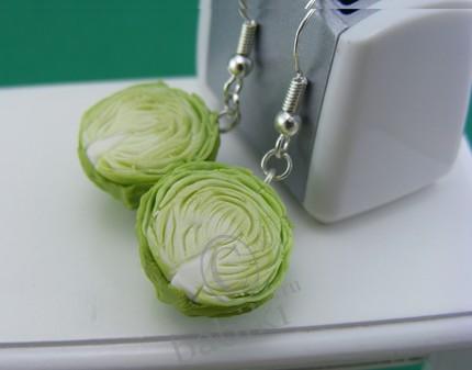 Серьги,бусы,кольца в виде еды - аппетит из полимерной глины (фото 4)