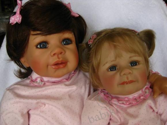 Сестрёнки, куклы от Моники Левениг | Бэйбики Сестрёнки, куклы от Моники Левениг