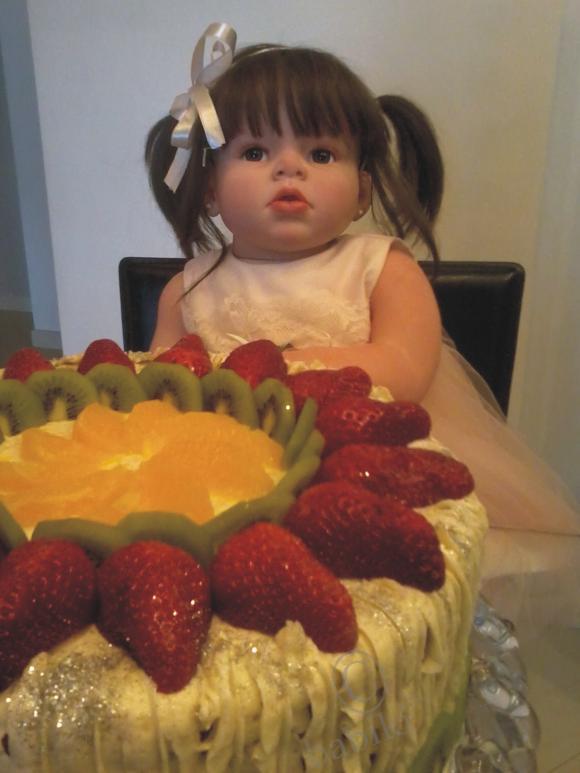 Цветочная фотосессия Кристи - Кукла реборн