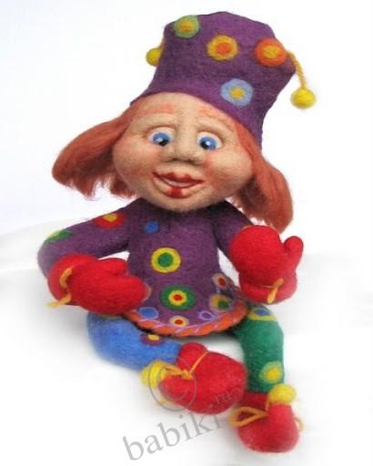Куколки валяшки - из шерсти в технике фелтинга (фото 2)