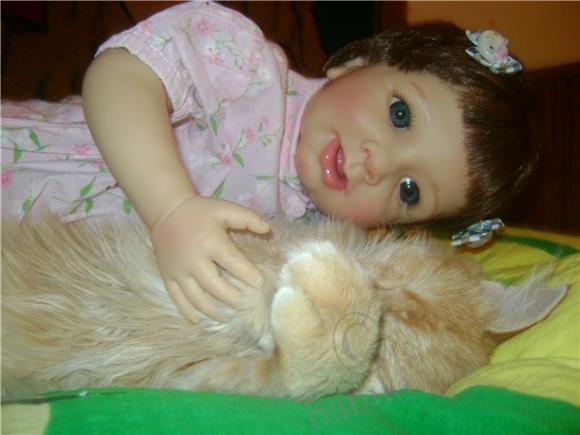 Моя долгожданная девочка Рике - коллекционная куколка от Моники Гедес