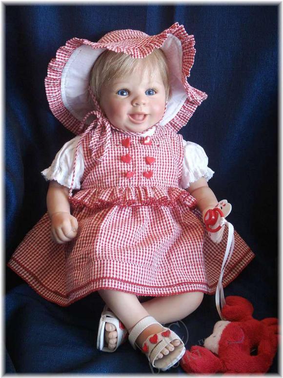 Коллекционная кукла ЛИЗА от Лауры Туцио-Росс. Девчушка-хохотушка (фото 9)
