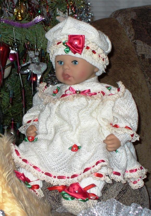 Ажурное платье — Одежда и обувь для кукол своими руками: фото (фото 8)