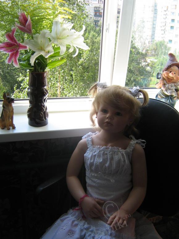 Моя любимая Анжелика на природу не попала, но в новом летнем платье хочет вам показаться (фото 9)