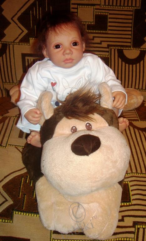 Моя коллекционная кукла - малышка Кристи от Герлинды Фезер (фото 5)