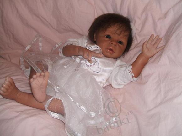 Моя новая малышка-реборн Мулаточка Кира (фото 5)