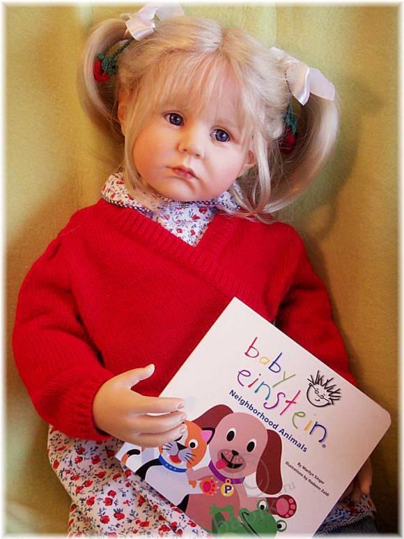 Коллекционная кукла от Хильдегард Гюнцель - Роземарие (фото 4)