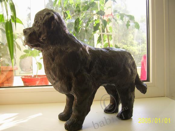 Собака из глины — Лепка авторских игрушек и папье (фото 4)