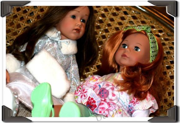 Мои первые куклы Готц - Снегурочка Сара и Ханна, наши первые фото (фото 4)