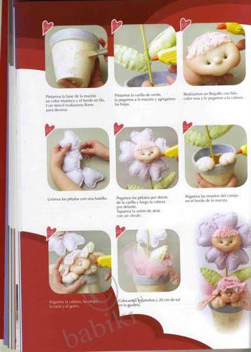 Игрушка-цветочек - как сделать своими руками (фото 4)