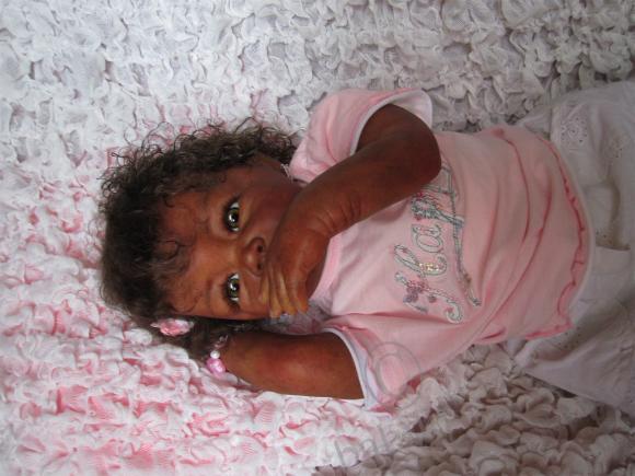 Моя новая шоколадка - кукла реборн сделана на заказ (фото 3)