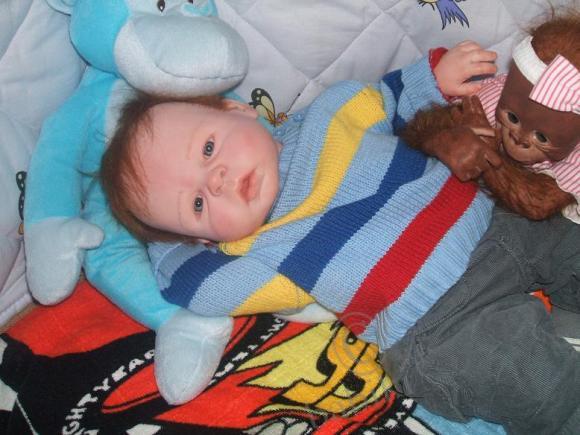 Вот такой бутузик-Никитка, реалистичная кукла реборн | Бэйбики Вот такой бутузик-Никитка, реалистичная кукла реборн (фото 8)