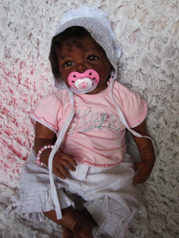 Моя новая шоколадка - кукла реборн сделана на заказ (фото 8)