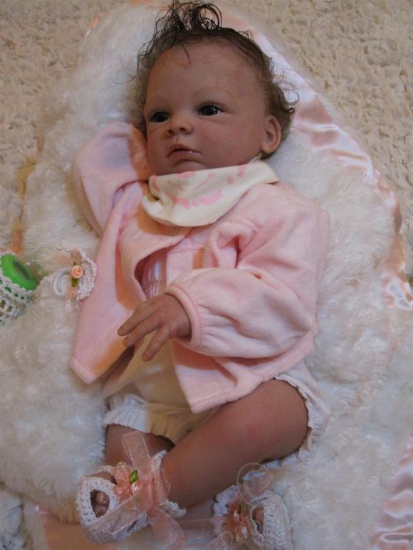 Моя новая девочка-реборн, сделана на заказ