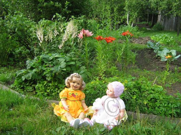 Мои малышки провели субботний вечер на даче | Бэйбики Мои малышки провели субботний вечер на даче (фото 2)