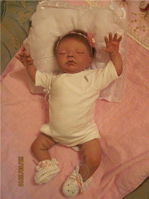 Моя первая работа. Малышка-реборн Авери (фото 2)