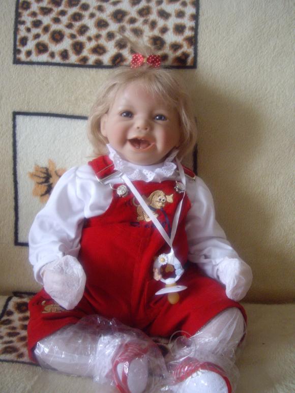 Наконец до меня доехала моя долгожданная Ханни. Коллекционная кукла от Инге Тенбуш