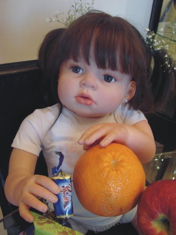 Цветочная фотосессия Кристи - Кукла реборн