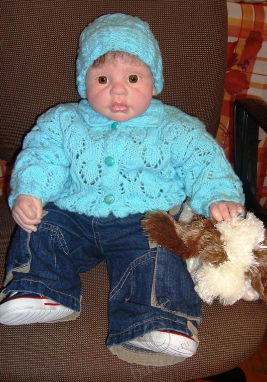 Вязаные вещички для кукол-малышей (фото 2)