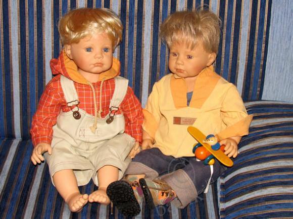 Знакомьтесь, мои коллекционные куклы от Zapf - Макс и Тил, ну, и Машулька