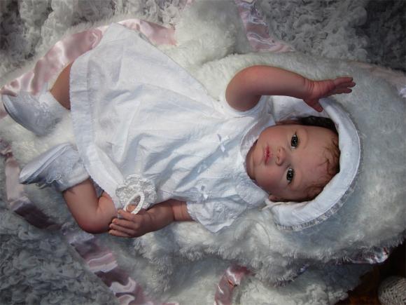 Mоя новая девочка Валентинка ищет маму (кукла реборн) - уже нашла :) (фото 3)