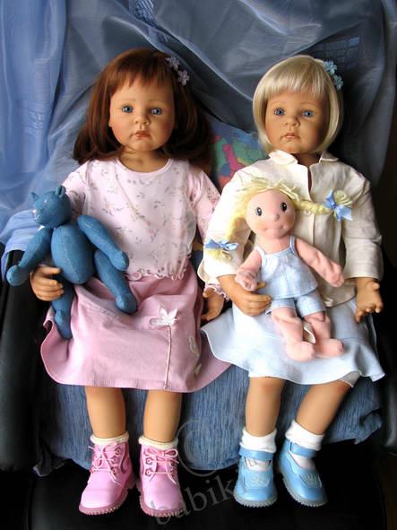 Куклы Запф - сегодня девочек больше! Добавила еще своих двойняшек (фото 9)