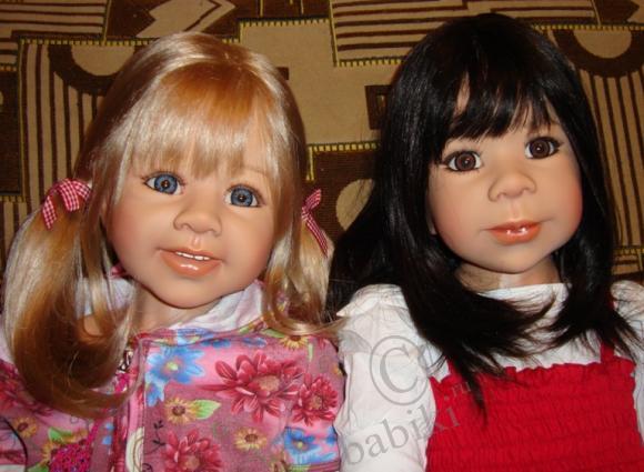 Мои куклы сестрички-невелички от Моники Левениг