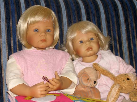 Посиделки выходного дня у моих девченок - куклы ZAPF (Машулька, Тасенька и Ульрика!!!)