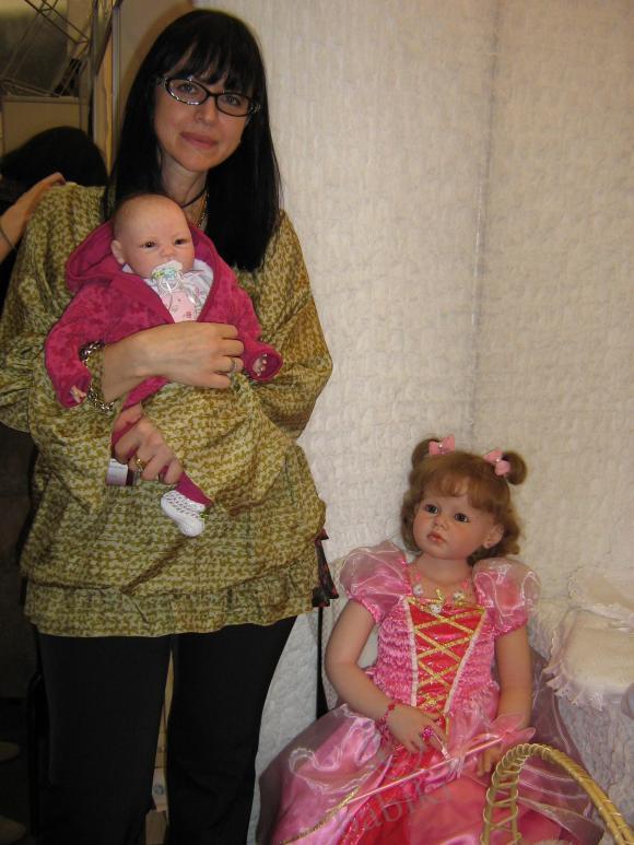Выставка кукол в Москве 2010 года. (часть 1) - знакомство с мастерами реборнистами
