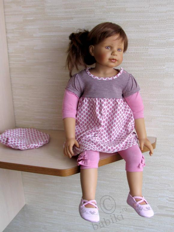 Видимо фиалковые глаза - это про мою Таис (кукла ZAPF) (фото 5)