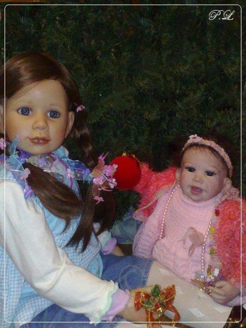 Предновогодние и Новогодние фотографии наших кукол-детей