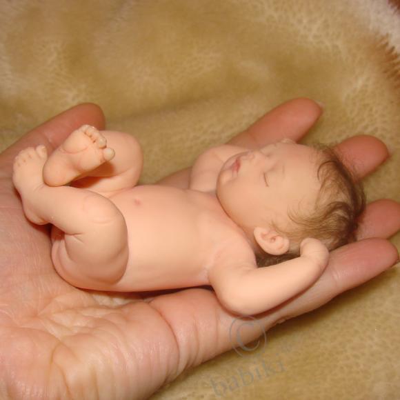 Последние "пирожки" - мини куклы своими руками из ФИМО (фото 9)