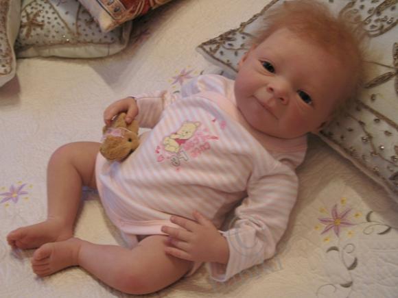 Кукла реборн Эстелька приехала домой. Счастью мамочки нет предела (фото 7)