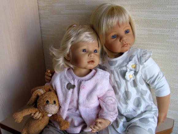 Мои девченки - Машуля и Ульрика - коллекционные куклы Zapf (фото 5)