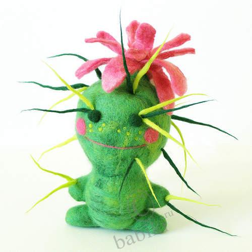 Оригинальные игрушки методом валяния из шерсти (фото 10)