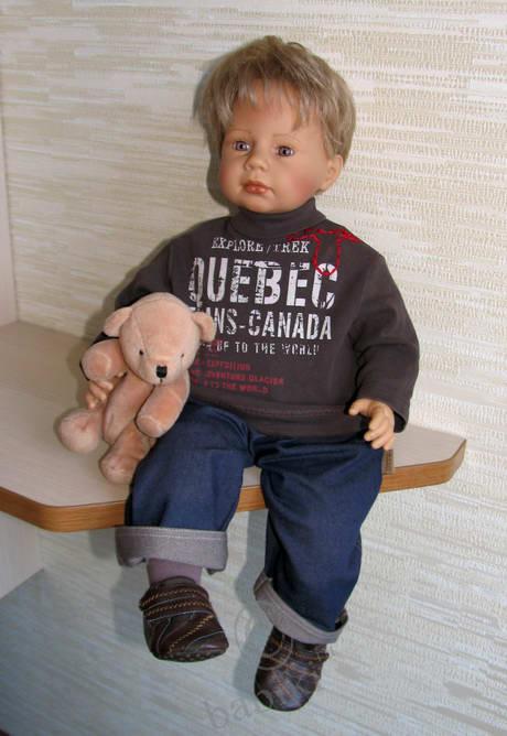 Продолжаем - куклы мальчишки, Макс от Zapf - пробуем новые образы (фото 7)