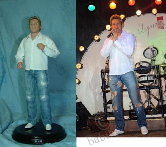 Знакомьтесь, красивый мужчина - авторская портретная кукла